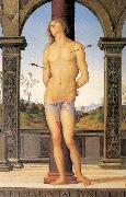 PERUGINO, Pietro Saint Sebastian oil